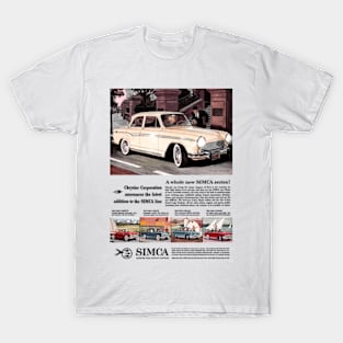 1959 SIMCA ELYSEE - advert T-Shirt